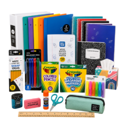 6-8 school supply kit bundle with classroom essentials for 6th-8th grade students